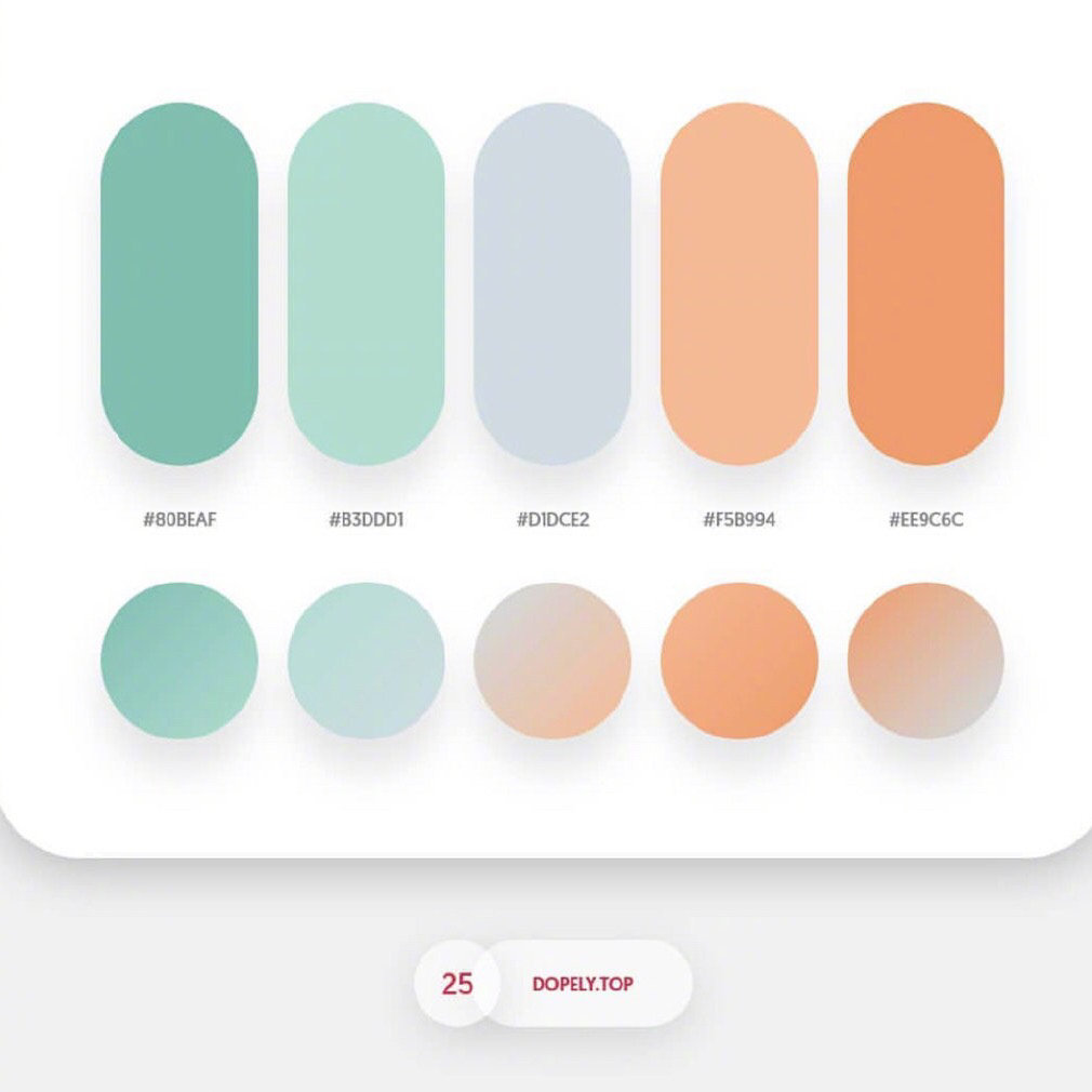 一组高级感配色方案没灵感的时候试试这些配色是很重要的