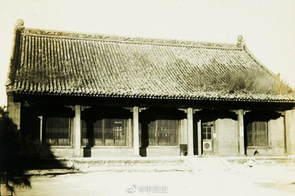 沈阳老照片民国初期的沈阳故宫