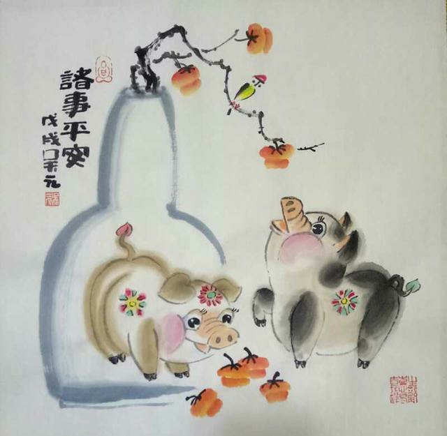 当代国画家徐鹤折磨人的人永远自我感觉良好