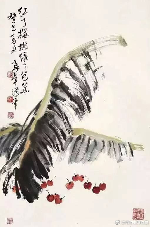 当今台湾画坛第一人欧豪年书画作品欣赏