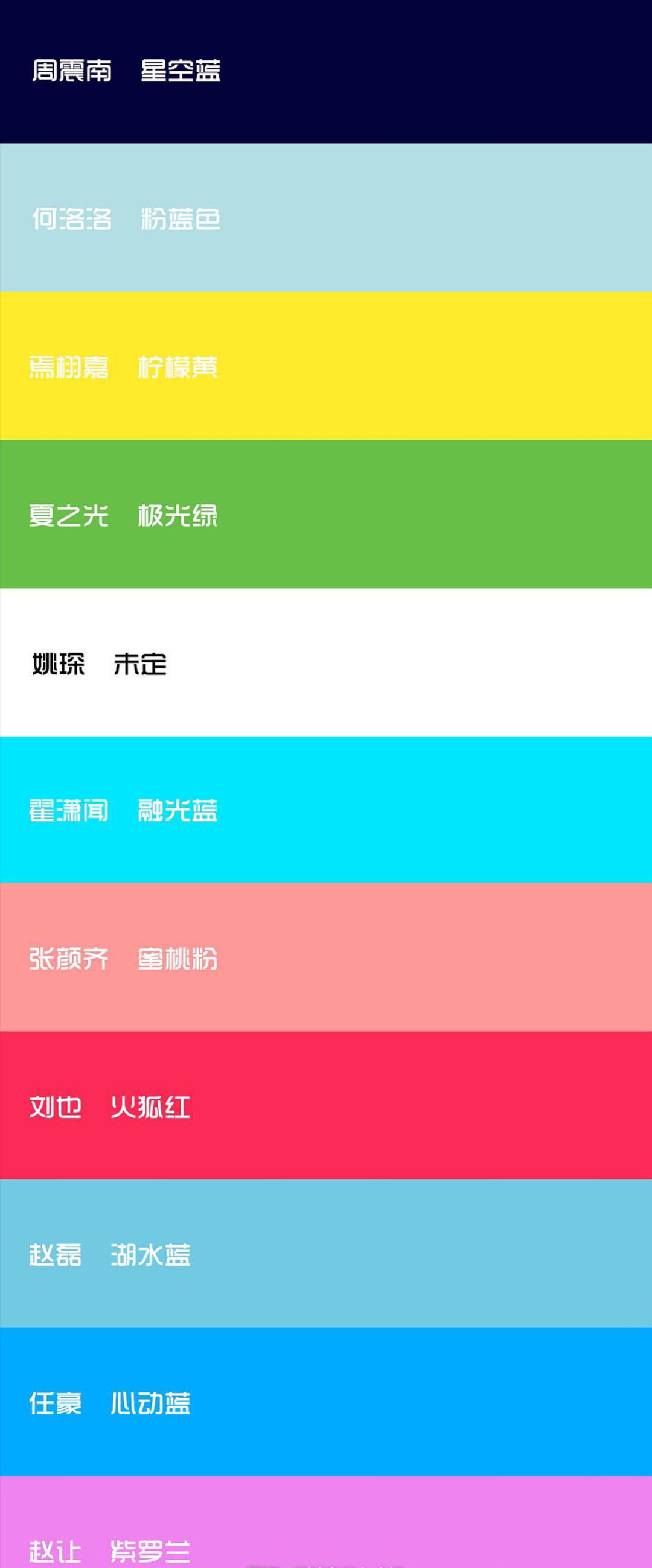 R1se和npc几家应援色撞了