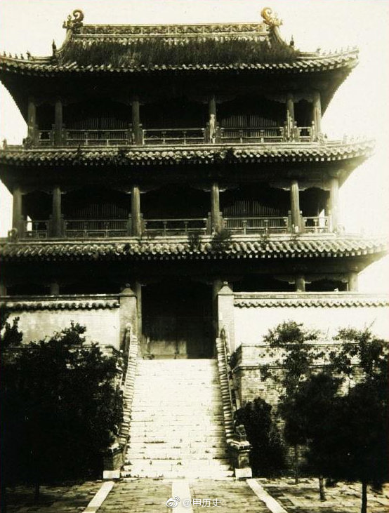 沈阳老照片民国初期的沈阳故宫