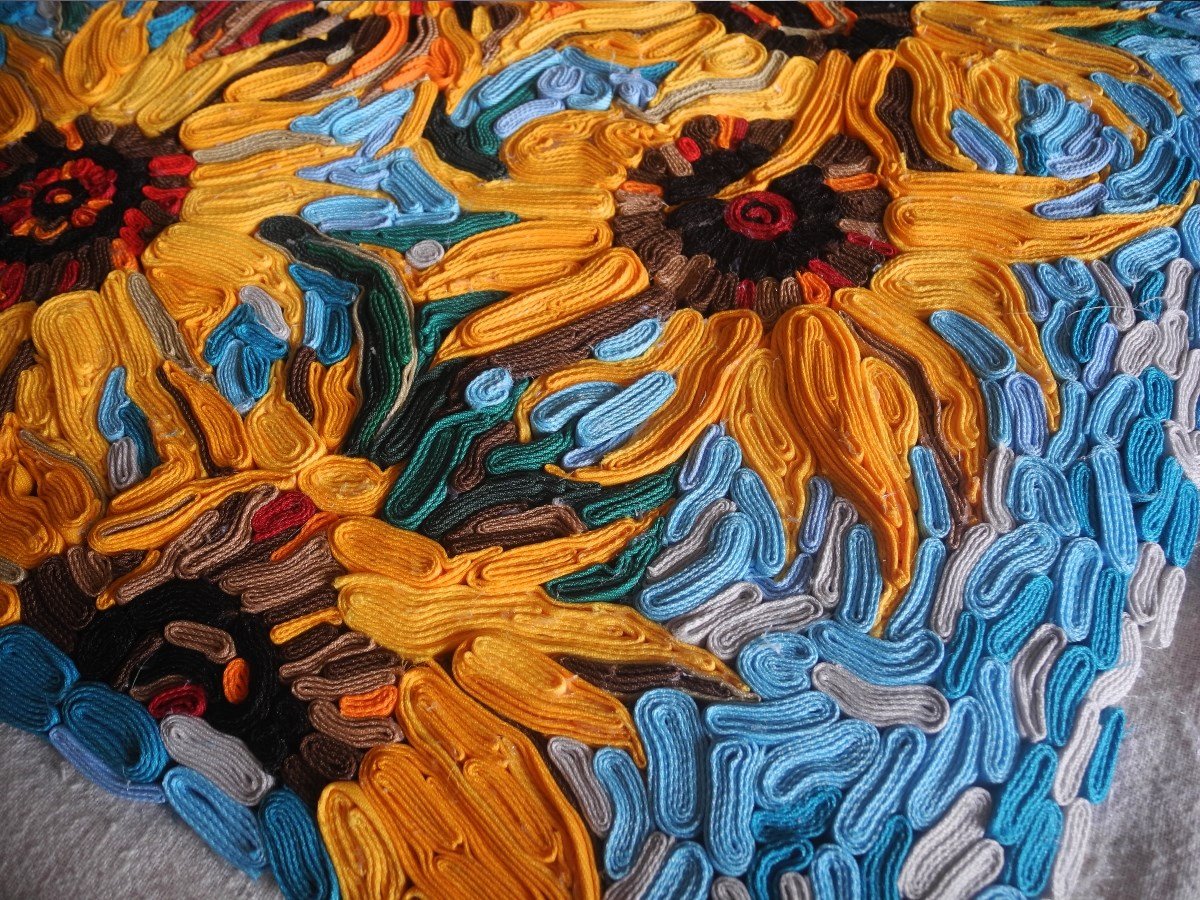 梵高向日葵布艺装饰画来自nute品牌设计