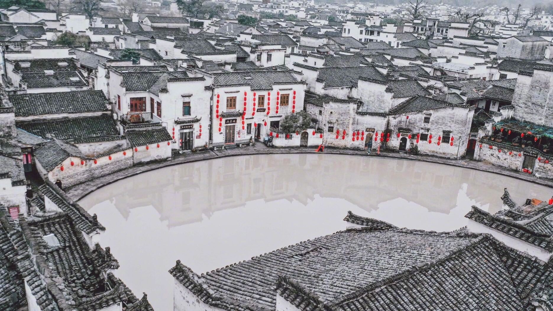 安徽宏村丨徽派民居村落中最具代表性的村子|徽派民居|宏村|村落_新浪