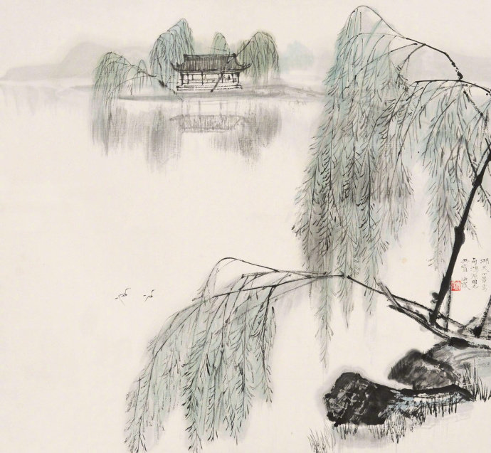 颠狂柳絮随风去,轻薄桃花逐水流。|柳絮|桃花|水流_新浪新闻