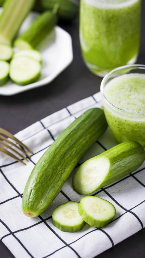 黄瓜含水量极高