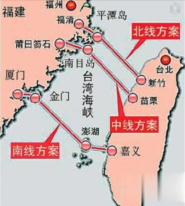 台湾海峡最窄的地方有多宽?能填埋成陆地,或者修建跨海大桥吗?