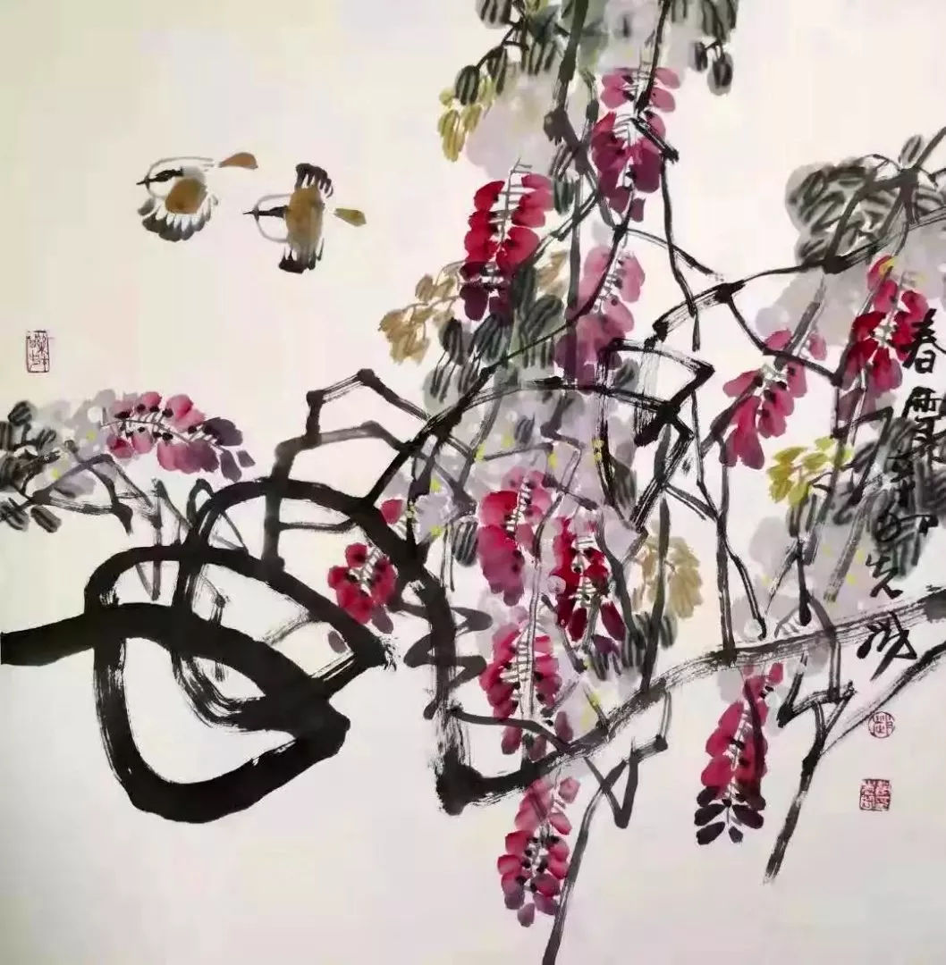 赵先闻花鸟画作品欣赏!