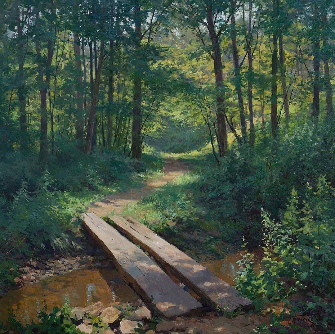 超有意境的治愈油画