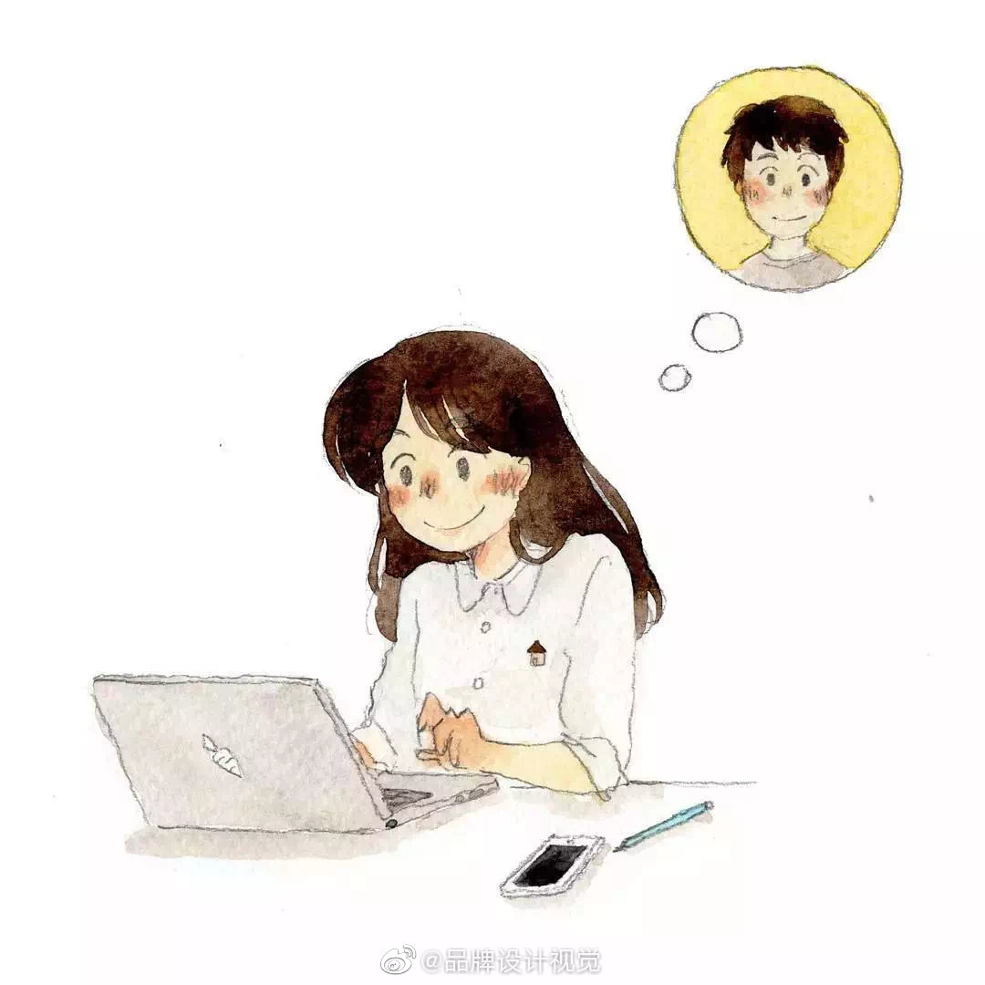 情侣的温馨日常来自泰国插画师kanis