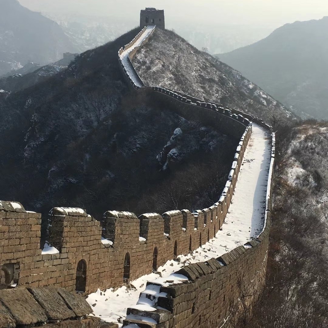 金山岭长城的第一场雪 一场大雪美了故宫,美了北京城