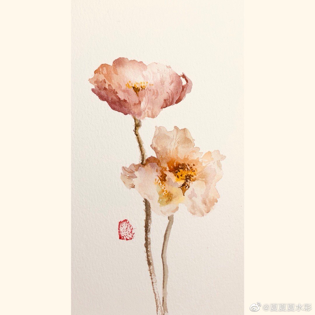 画出美好 期待美好作者 夏夏夏水彩 高清图集 新浪网