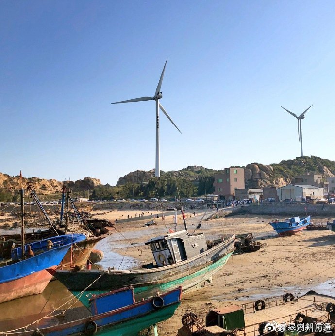 岞风车岛位于惠安的小岞镇是个半岛三面环海