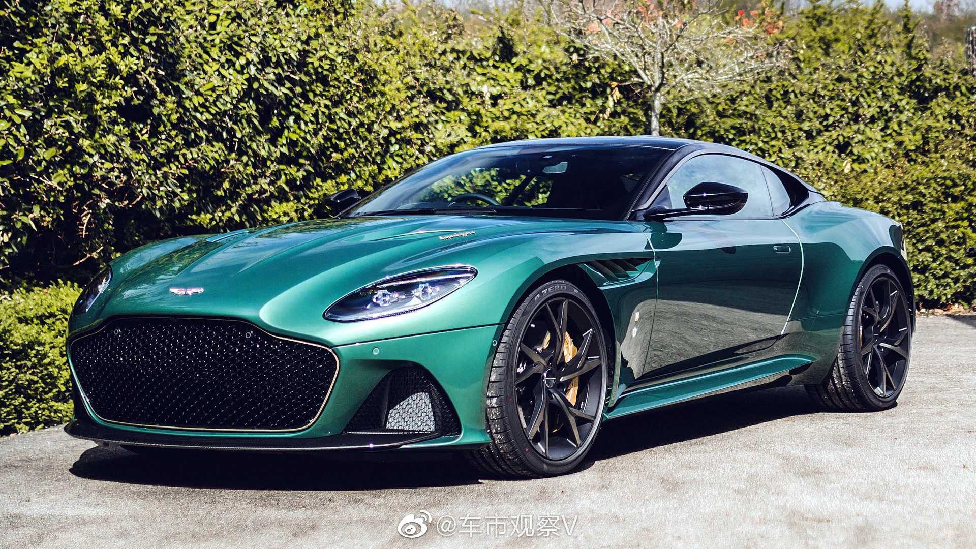 aston martin dbs 59:经典冠军绿,限量24辆,5.2升v12引擎动力
