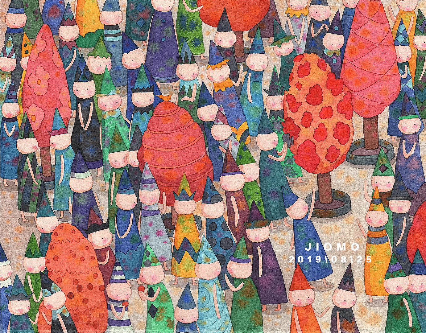 来自插画师 尖角帽 绘画作品