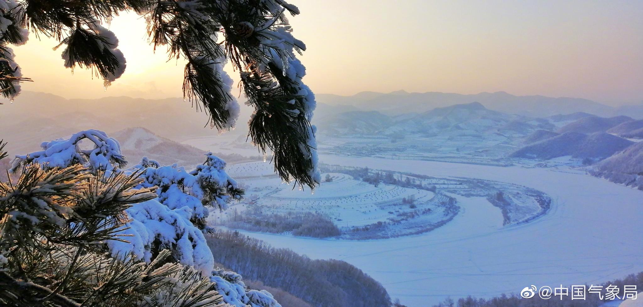 丹东雪景图片图片