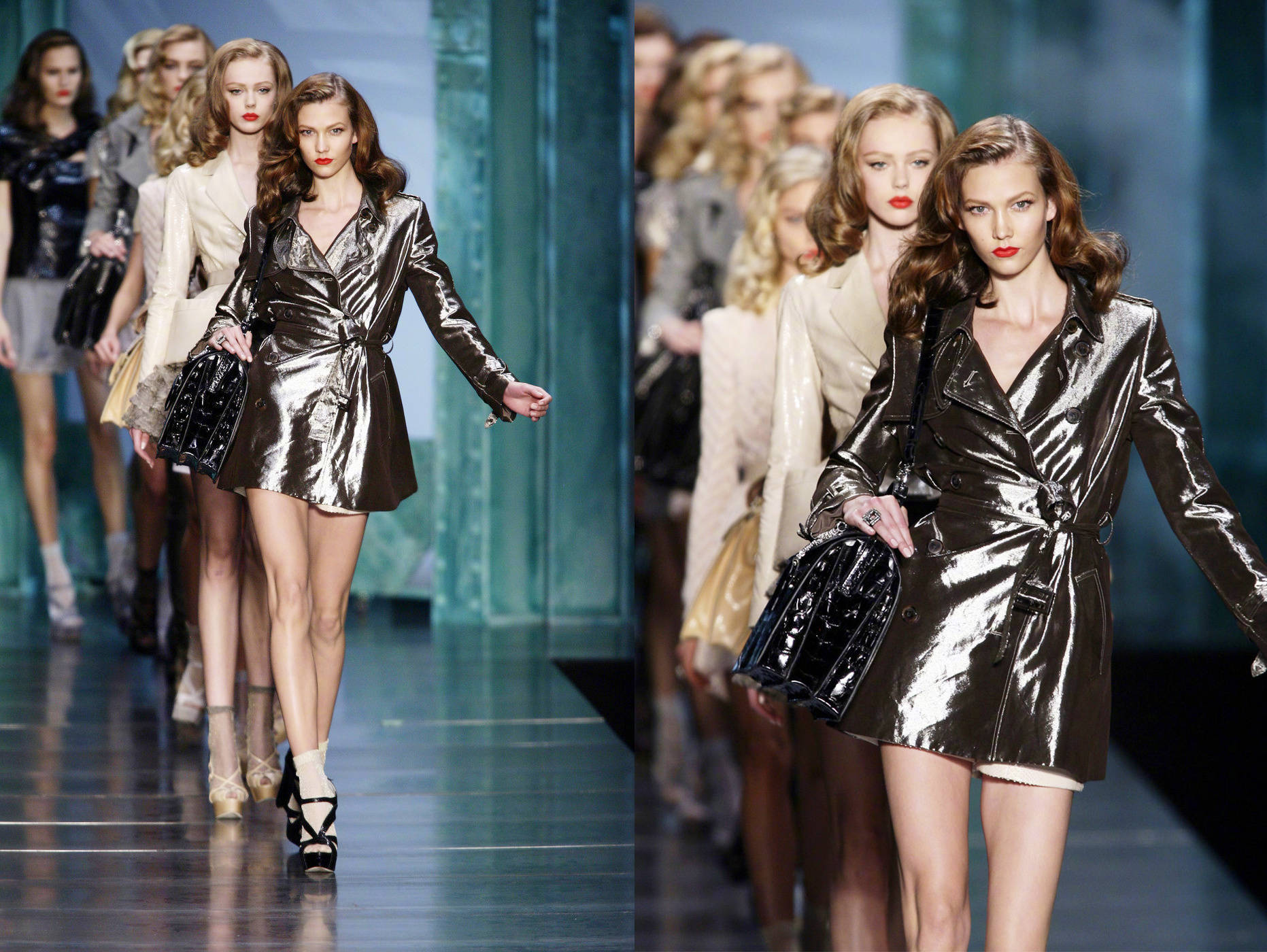 christian dior s/s 2010 春夏高定 karlie kloss最经典的开场之一