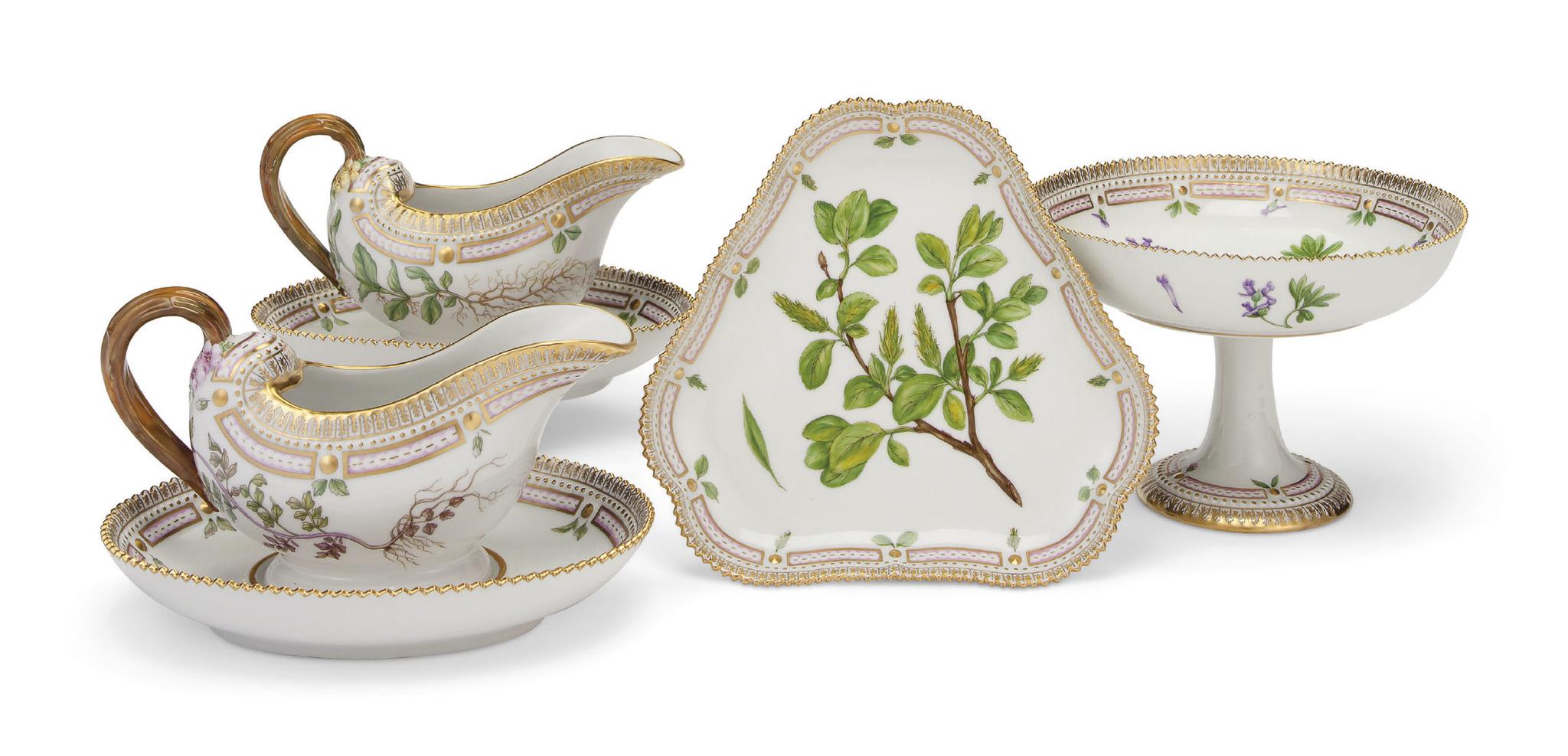 皇家哥本哈根瓷窑"丹麦之花"系列