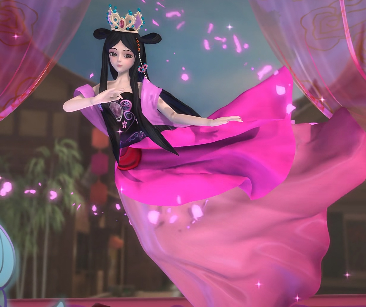 叶罗丽超难模仿的五个姿势陈思思乖巧冰公主十分美艳