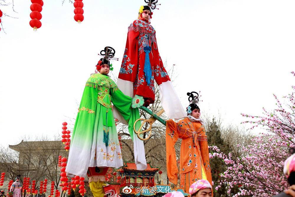 抬阁(芯子、铁枝、飘色)(肘阁抬阁)|彩扎|纸塑|节庆|戏曲|名录_新浪新闻
