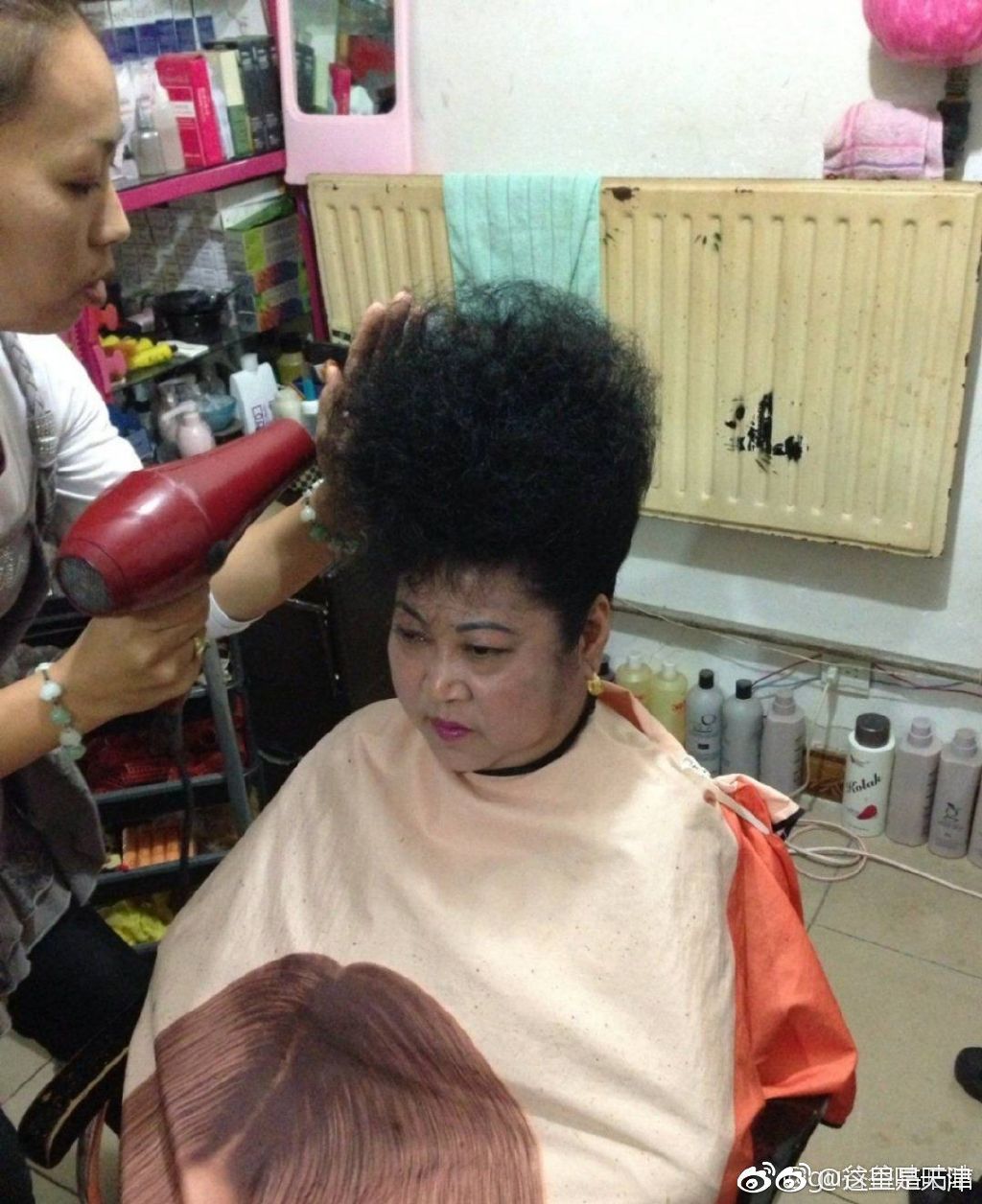 天津阿姨发型图片