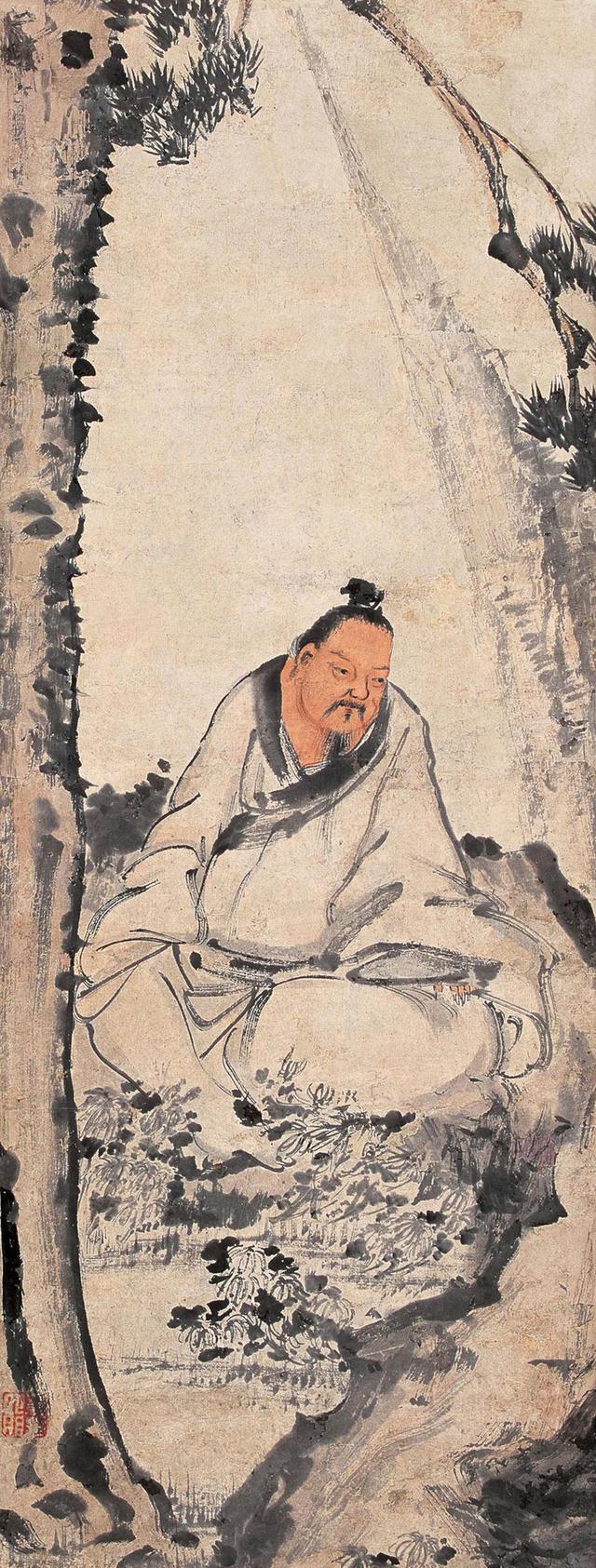 苏六朋人物画清净脱俗灵动飘溢