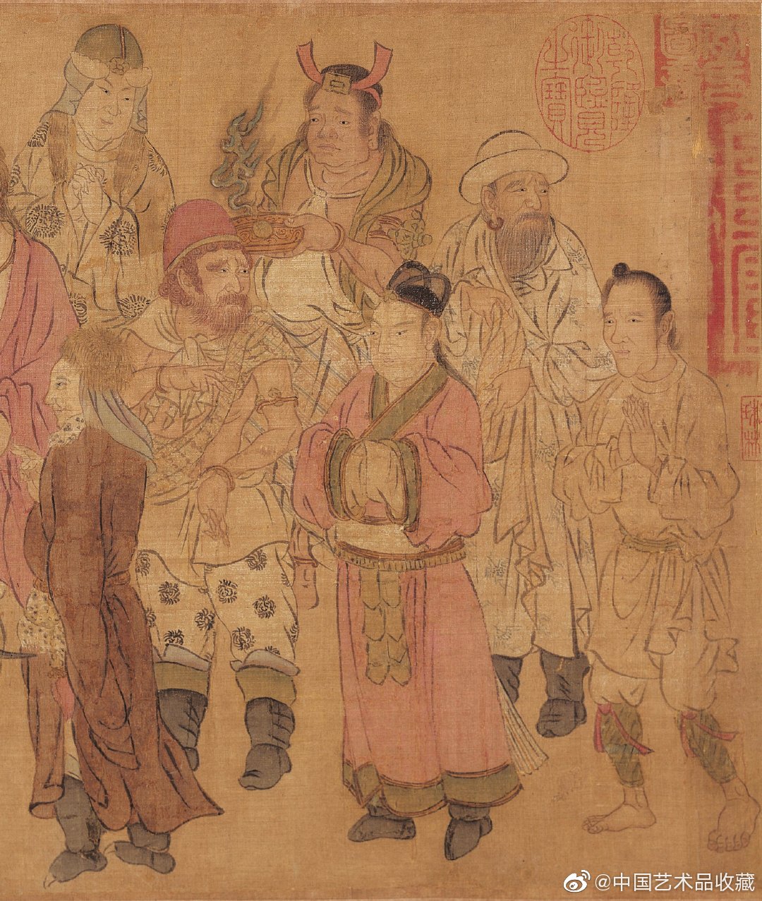 北宋赵光辅番王礼佛图