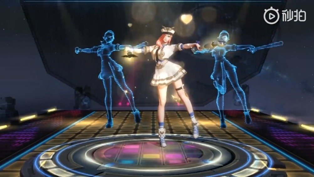 阿珂节奏热浪星元实战展示,大招隐身特效有点明显