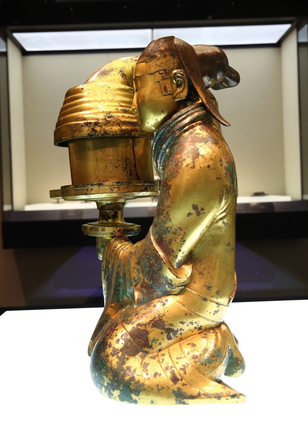 西汉长信宫灯中国汉代青铜器