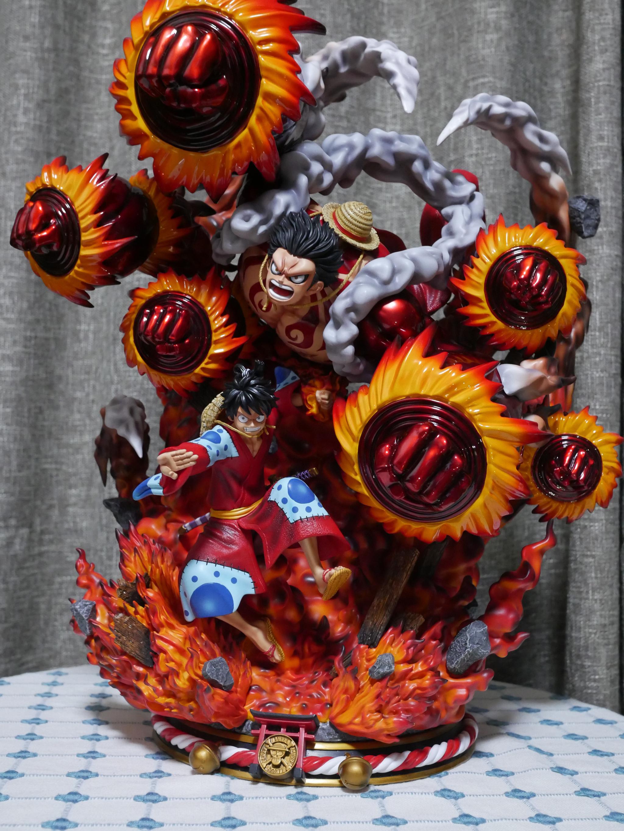 unique studio工作室推出的『猿王群鸦炮-和服四档路飞』!长宽高