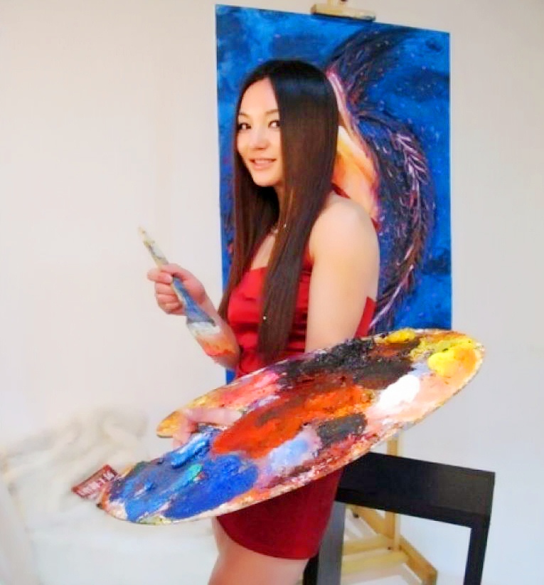 清华才女大胆画自己人体成名为何她好意思画