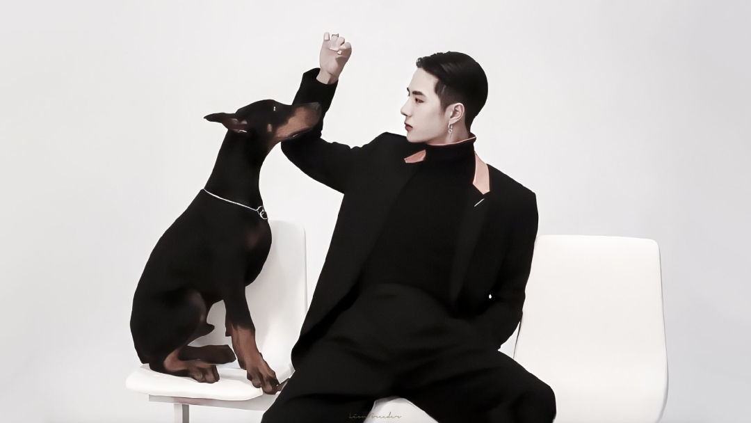 寸头撩人系列王一博,黑色王子上线