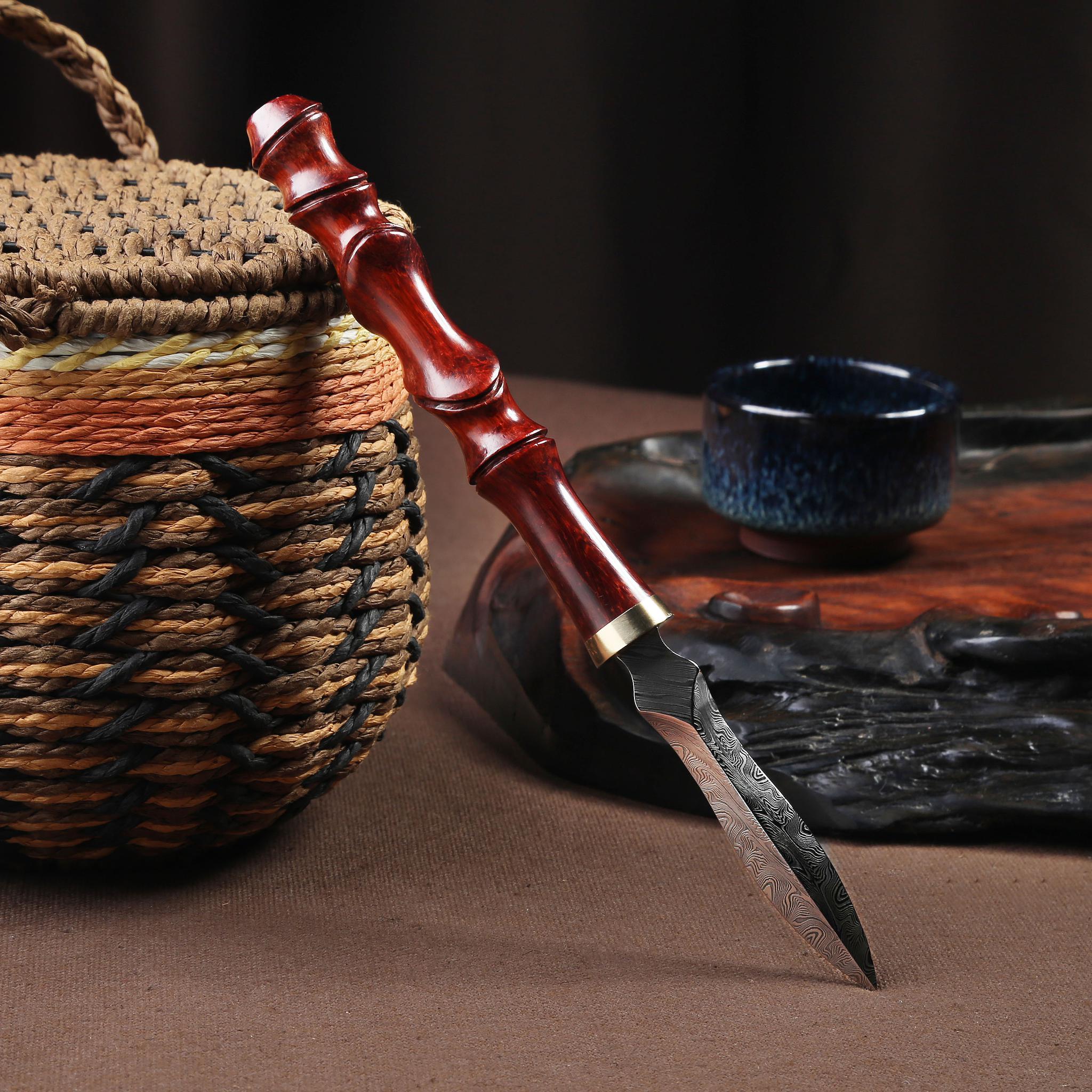 世界名贵木材排行榜前六名,做成中式刀柄竟如此惊艳!