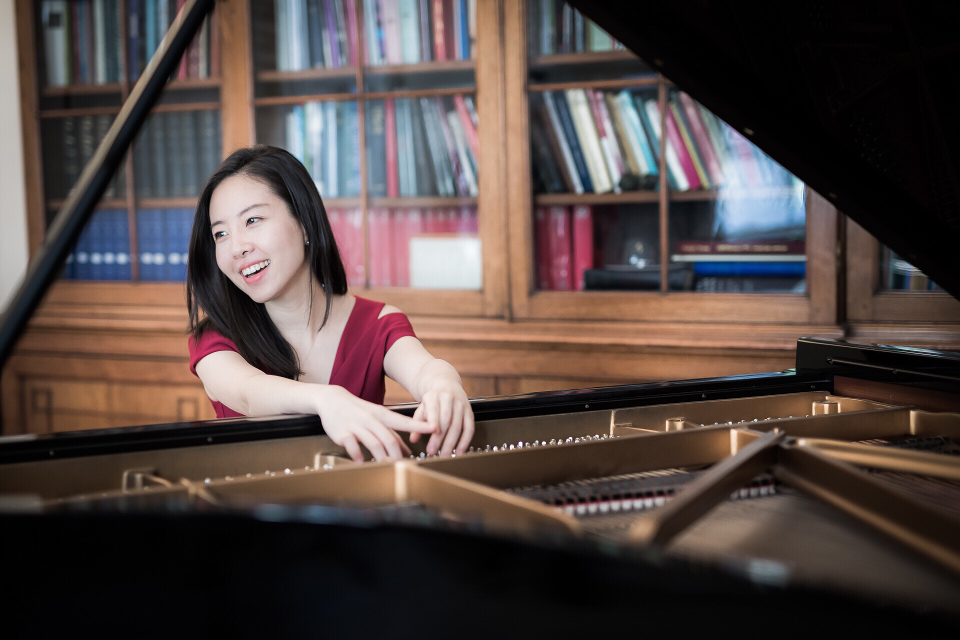 好喜欢这位美女钢琴家的笑容和生活工作的状态.@韻_周