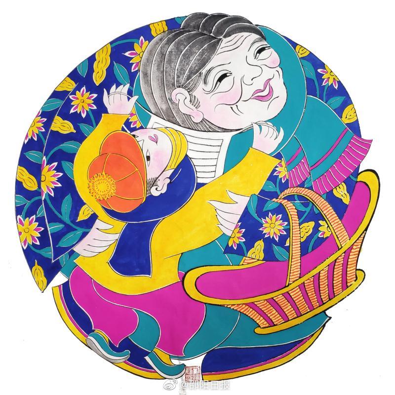 隆回农民画家以画笔为援,画出抗"疫"力量