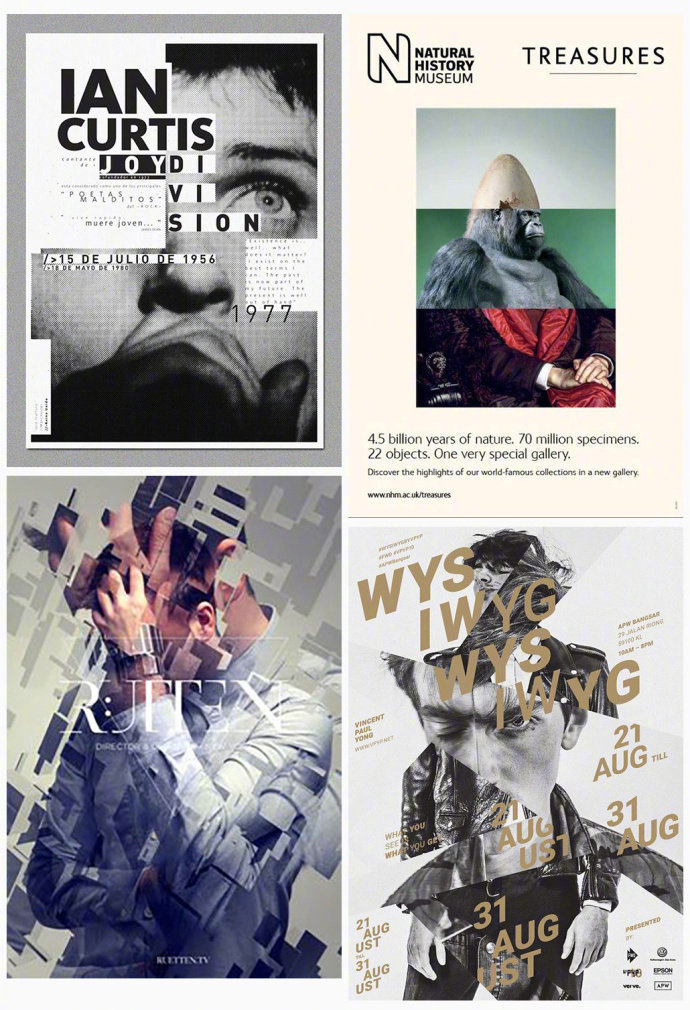 36种图片切割手法海报版式设计转需参考