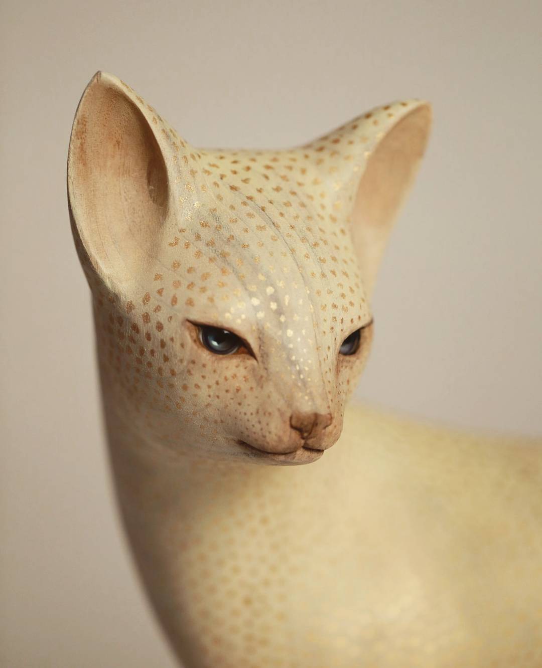 满蕴灵气的木雕小兽99刻一场温柔缱绻的梦境图土屋仁応