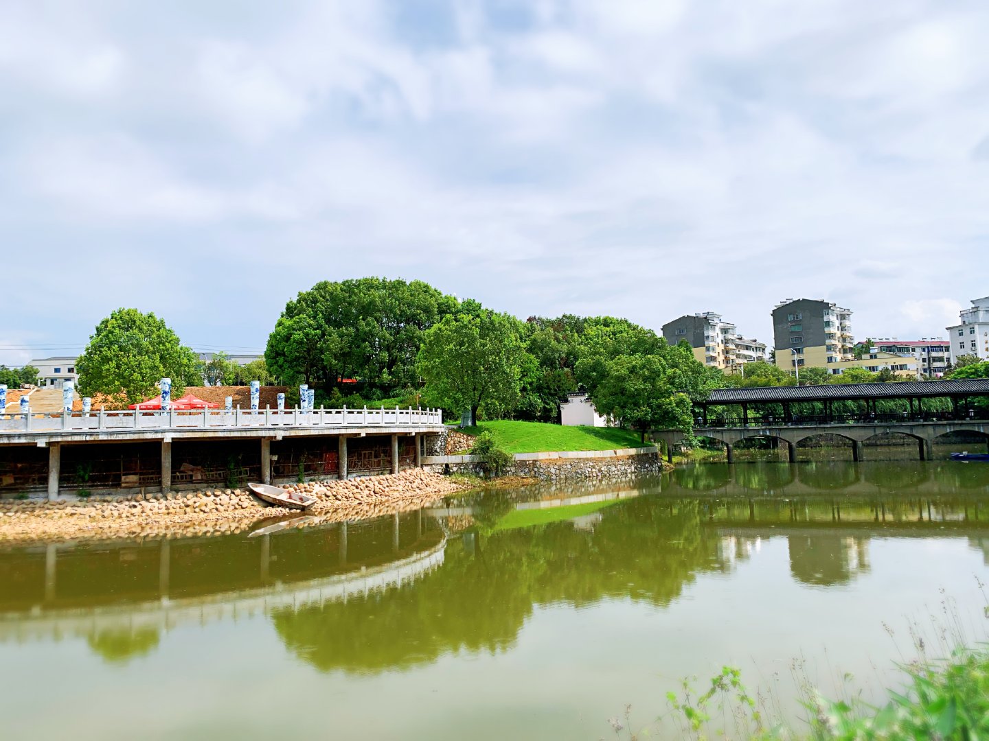 改造后的浮梁天宝公园