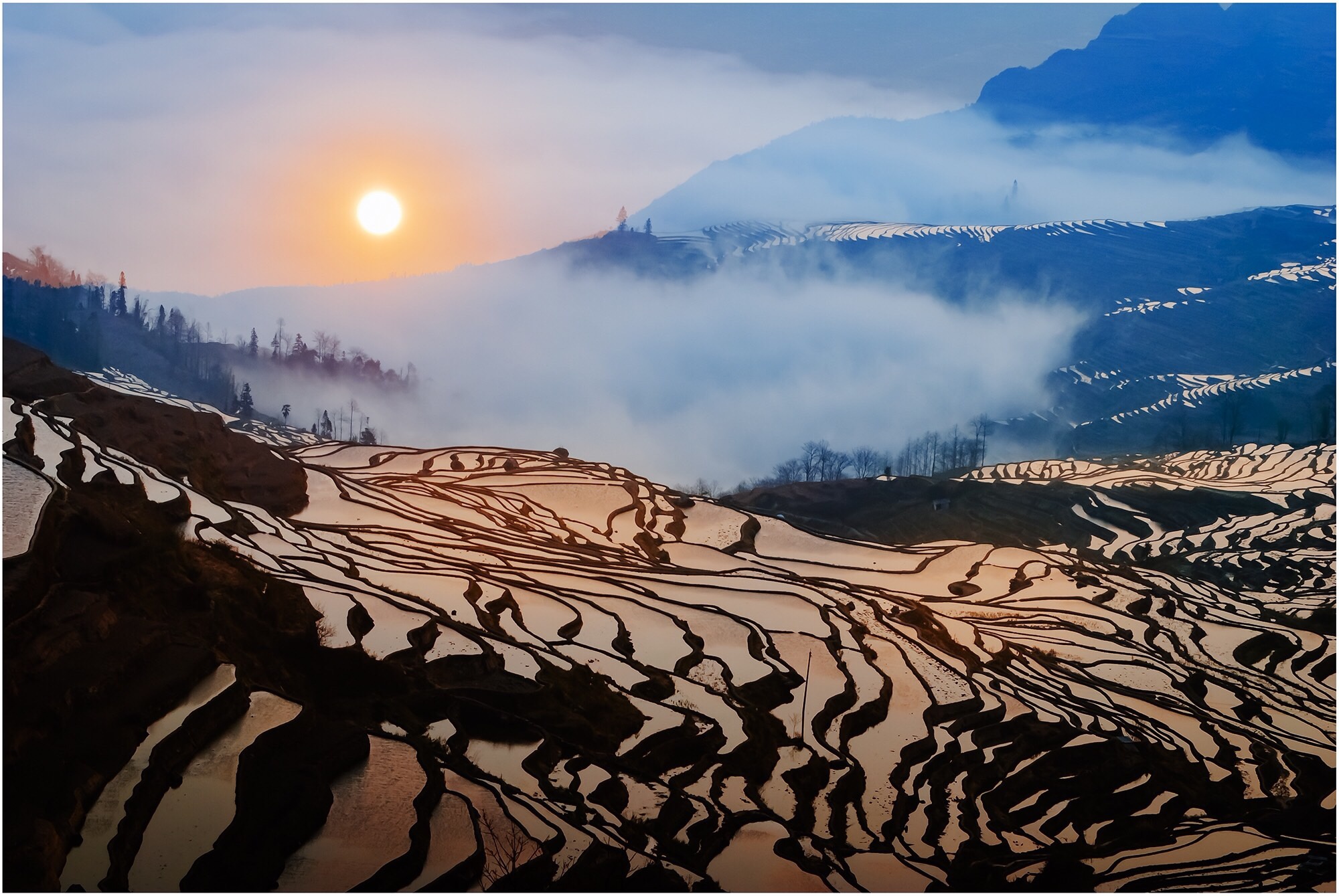 最美的季节,邂逅醉美的元阳梯田._高清图集_新浪网