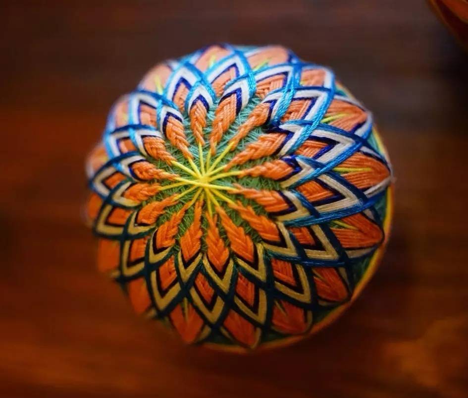 丝线缠绕之趣丨手鞠球