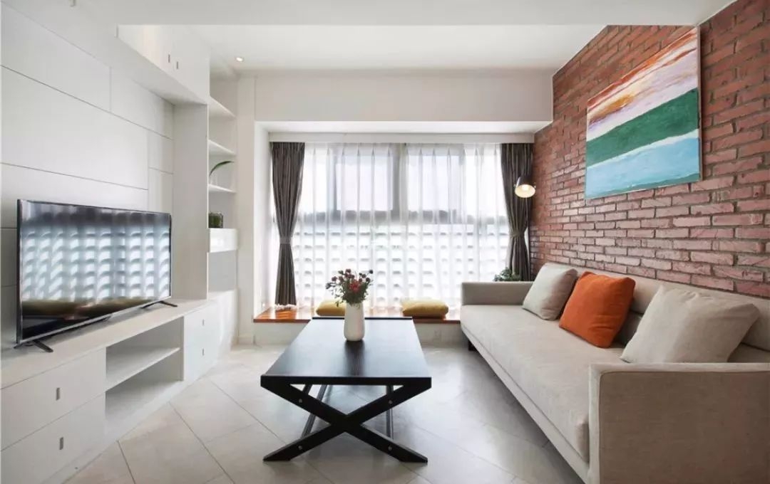 客厅飘窗这样设计,方便又实用,简直不要太惬意!