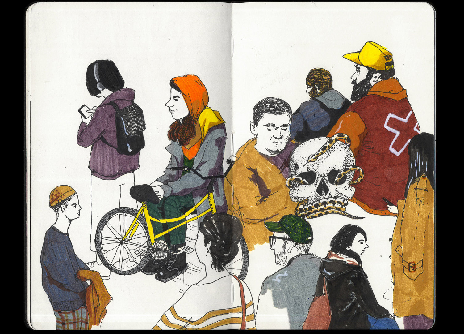 sketchbook(20190910更新)绘画ana miminoshvili作品|绘画|作品_新浪