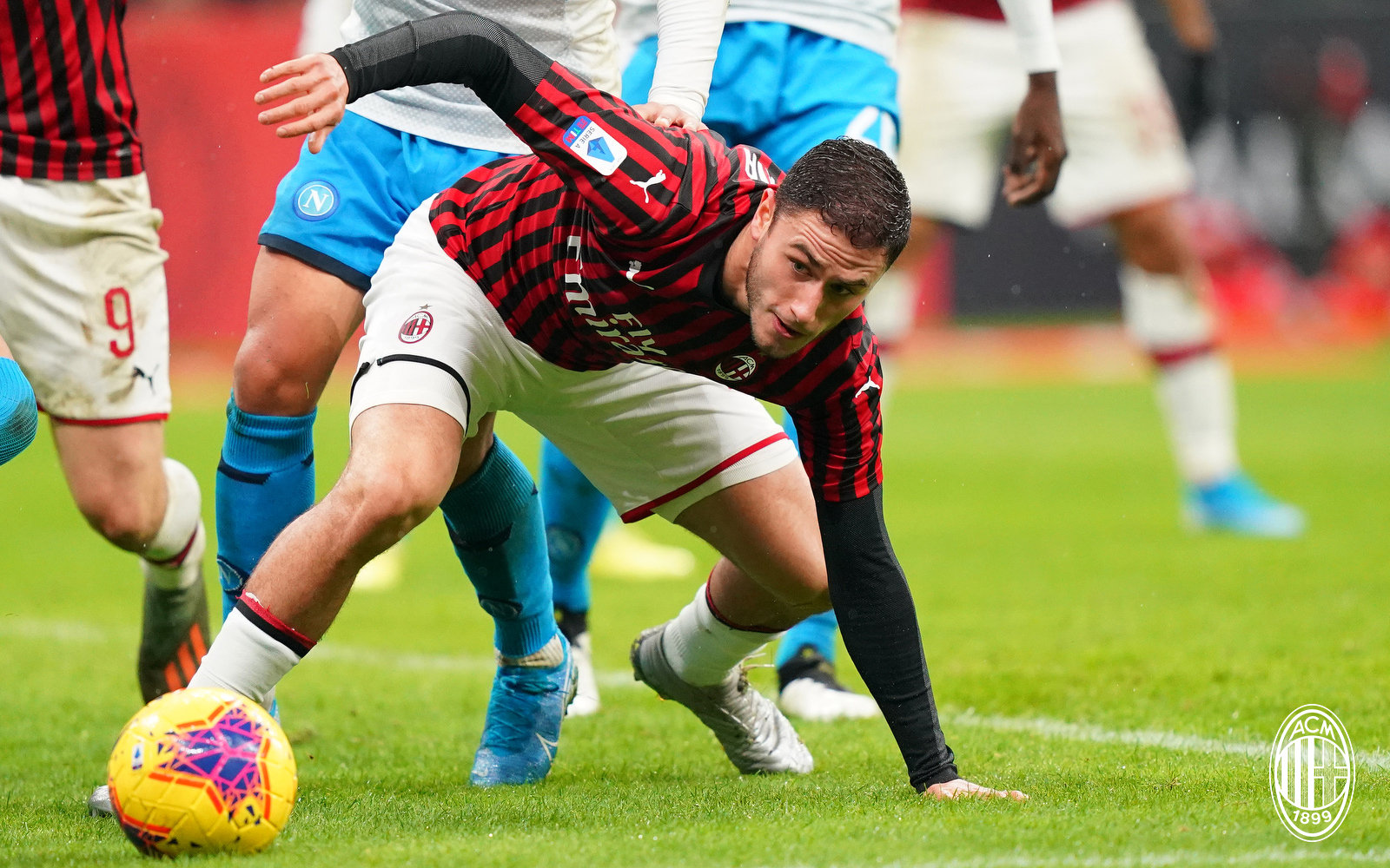 ac milan v napoli, serie a tim 2019/20 .