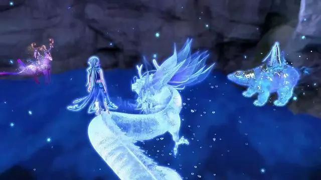 水龙幸灵仙子的坐骑是这里面最好看的一种动物,比起庞尊的圣电麒麟