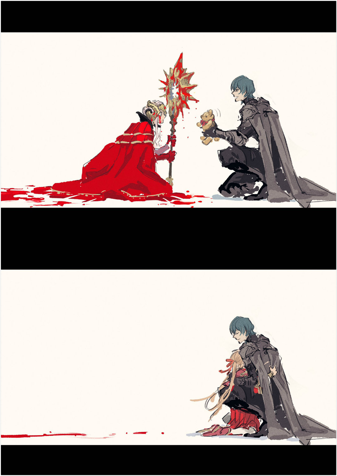 Dmc 5 前传漫画作者尾方富生笔下的 火焰纹章风花雪月