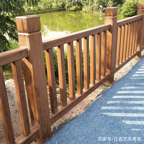仿木栏杆建造过程,仿树围栏仿竹栏杆厂家,河堤水泥护栏预制栏杆|园林|仿木|栏杆_新浪新闻