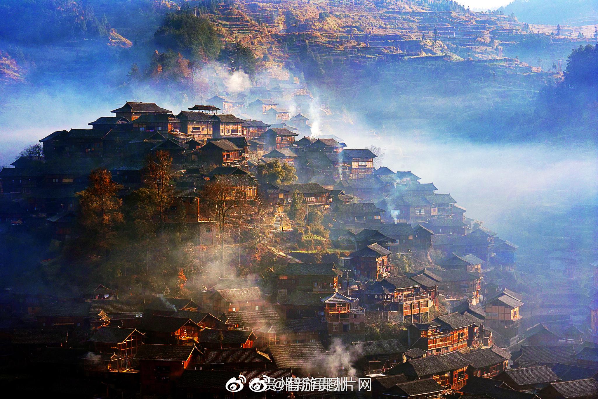 贵州西江千户苗寨,一个少数民族村寨|贵州|西江千户苗寨|村寨_新浪新闻