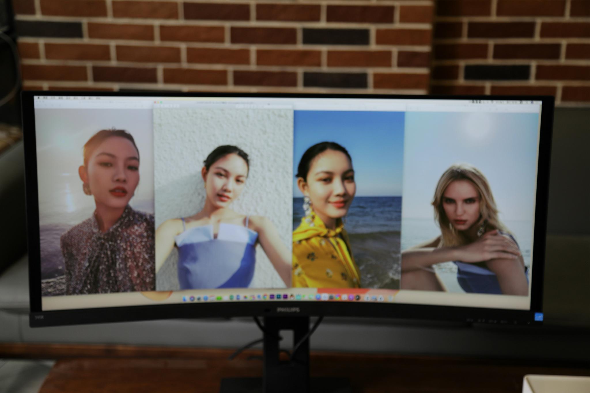 飞利浦345B1CR显示器体验:大屏商务风,美女却喜欢!