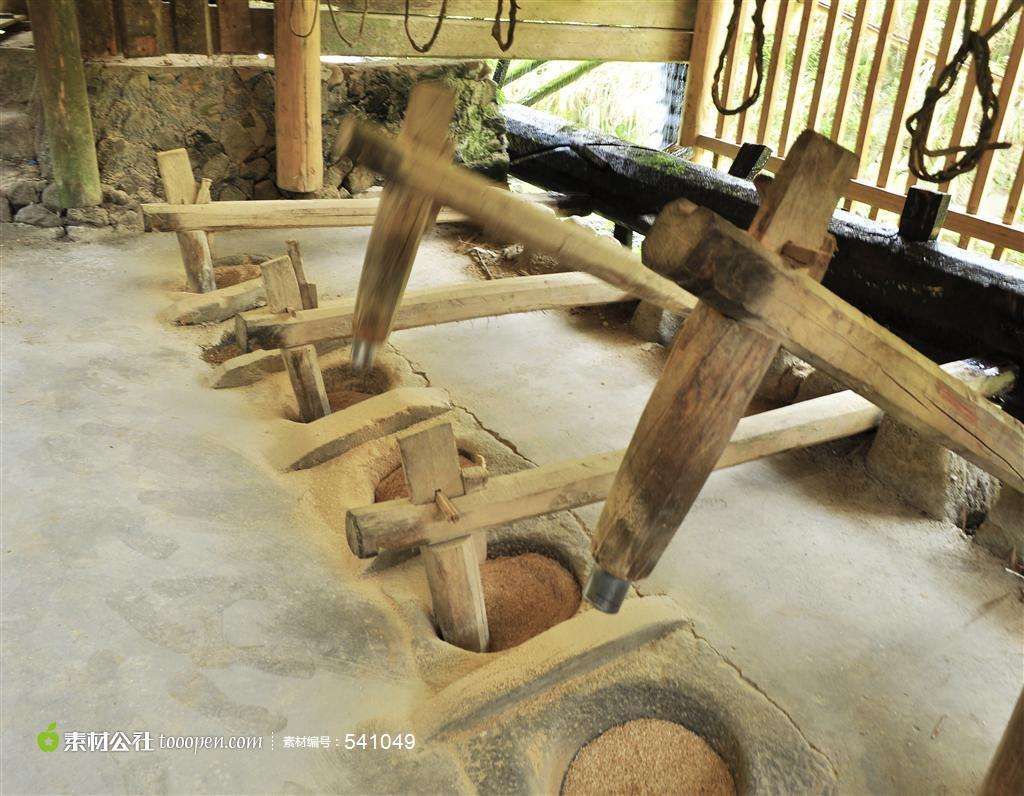 汉代发明的这个水力舂米机,好多地方今天还在使用!__财经头条