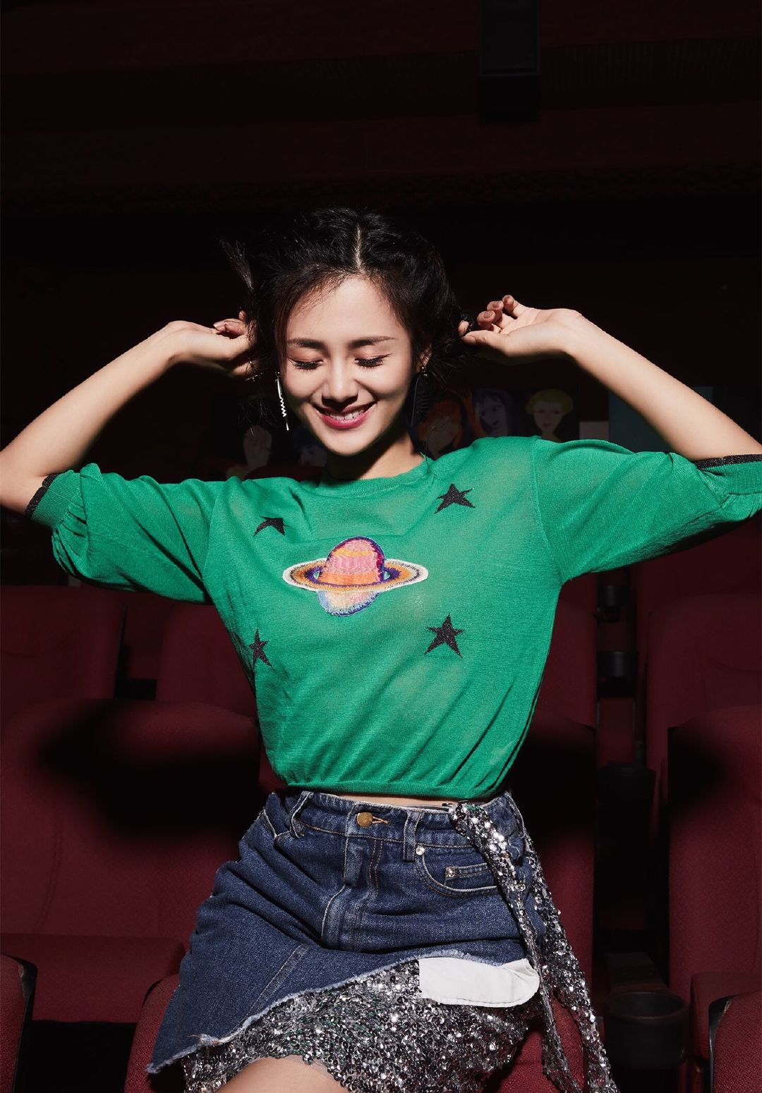 约上心爱的她,美美的和男票去看电影吧 网友:安悦溪这一身可以